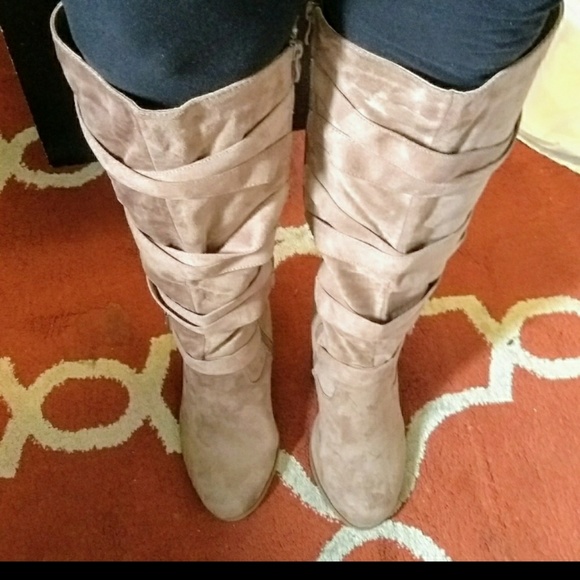 torrid Shoes - 🆕 Last Pair!  Torrid Tan boots Size 10 Wide